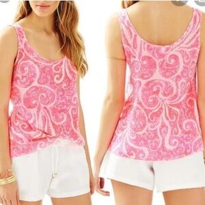 ❣️SALE❣️ Lilly Pulitzer Silk Cosmos Top